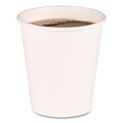 Boardwalk® Paper Hot Cups, 10 oz, White, 50 Cups/Sleeve, 20 Sleeves/Carton Item: BWKWHT10HCUP