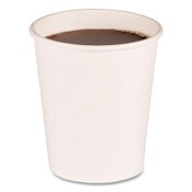 Boardwalk® Paper Hot Cups, 8 oz, White, 50 Cups/Sleeve, 20 Sleeves/Carton Item: BWKWHT8HCUP