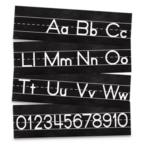 Schoolgirl Style Mini Bulletin Board Sets, Industrial Chic, 168" x 6", 8 Pieces Item: CDP110402