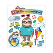 Carson-Dellosa Education Curriculum Bulletin Board Sets, 54-Piece Set, Dress Me for the Weather, 23.5" x 7.5", Multicolor Item: CDP110487