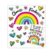 Carson-Dellosa Education Motivational Bulletin Board Sets, 75-Piece Set, Kind Vibes, 30" x 16", Multicolor Item: CDP110524