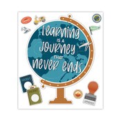 Carson-Dellosa Education Motivational Bulletin Board Sets, 45-Piece Set, Learning Is a Journey, 30.1" x 24", Multicolor Item: CDP110555