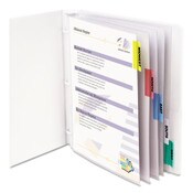 C-Line® Sheet Protectors with Index Tabs, Assorted Color Tabs, 2", 11 x 8.5, 5/Set Item: CLI05550