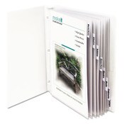 C-Line® Sheet Protectors with Index Tabs, Clear Tabs, 2", 11 x 8.5, 8/Set Item: CLI05587