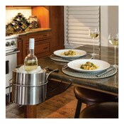 C-Line® Wine By Your Side, Steel Frame/Red Wine Adapter/Ice Bucket, 161.06 cu in, Stainless Steel Item: CLI20014