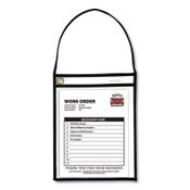 C-Line® 1-Pocket Shop Ticket Holder w/Setrap, Black Stitching, 75-Sheet, 9 x 12, 15/Box Item: CLI41922