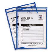 C-Line® Stitched Shop Ticket Holders, Top Load, Super Heavy, Clear, 9" x 12" Inserts, 15/Box Item: CLI43915