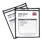 C-Line® Shop Ticket Holders, Stitched, Both Sides Clear, 50 Sheets, 8.5 x 11, 25/Box Item: CLI46911