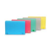 C-Line® Index Card Case, Holds 100 3 x 5 Cards, 5.38 x 1.25 x 3.5, Polypropylene, Assorted Colors Item: CLI58335