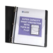 C-Line® Super Capacity Sheet Protectors with Tuck-In Flap, 200", Letter Size, 10/Pack Item: CLI61027