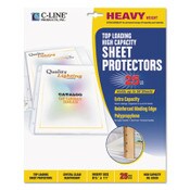 C-Line® High Capacity Polypropylene Sheet Protectors, Clear, 50", 11 x 8.5, 25/BX Item: CLI62020