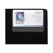 C-Line® Self-Adhesive Business Card Holders, Top Load, 2 x 3.5, Clear, 10/Pack Item: CLI70257