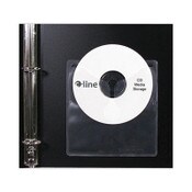 C-Line® Self-Adhesive CD Holder, 1 Disc Capacity, Clear, 10/Pack Item: CLI70568