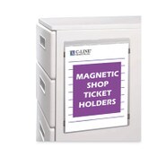 C-Line® Magnetic Shop Ticket Holders, Super Heavyweight, 15 Sheets, 8.5 x 11, 15/Box Item: CLI83911