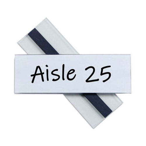 C-Line® Clear Magnetic Label Holders, Side Load, 6 x 2, 10/Pack Item: CLI87820