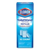 Clorox® Disinfecting ToiletWand Refill Heads, Blue/White, 10/Pack, 6 Packs/Carton Item: CLO31620
