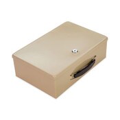 CONTROLTEK® Heavy Duty Fire Retardant Box, 1 Compartment, 12.75 x 8.25 x 4, Sand Item: CNK500123