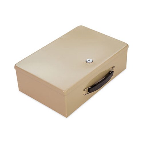 CONTROLTEK® Heavy Duty Fire Retardant Box, 1 Compartment, 12.75 x 8.25 x 4, Sand Item: CNK500123
