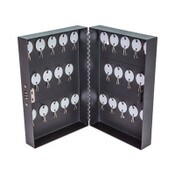 CONTROLTEK® Combination Lockable Key Cabinet, 28-Key, Metal, Black, 7.75 x 3.25 x 11.5 Item: CNK500127