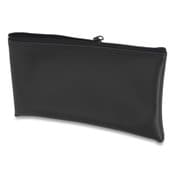 CONTROLTEK® Fabric Deposit Bag, Vinyl, 6 x 11 x 1, Black Item: CNK530976