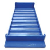 CONTROLTEK® Stackable Plastic Coin Tray, 10 Compartments, Stackable, 3.75 x 10.5 x 1.5, Blue, 2/Pack Item: CNK560561
