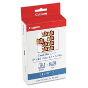 Canon® 7740A001 (KC-18IL) Ink/Label Combo, Black/Tri-Color Item: CNM7740A001