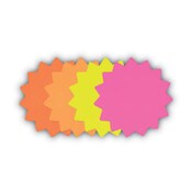 COSCO Die Cut Paper Signs, 4" Round, Assorted Colors, Pack of 60 Each Item: COS090249