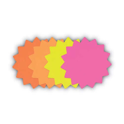 COSCO Die Cut Paper Signs, 4" Round, Assorted Colors, Pack of 60 Each Item: COS090249