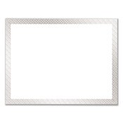 Great Papers!® Foil Border Certificates, 8.5 x 11, White/Silver with Braided Silver Border,15/Pack Item: COS963027