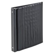 Cardinal® Easel Round Ring Binder, 3 Rings, 1" Capacity, 11 x 8.5, Black Item: CRD09260