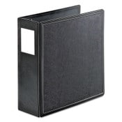 Cardinal® SuperLife Easy Open Locking Slant-D Ring Binder, 3 Rings, 4" Capacity, 11 x 8.5, Black Item: CRD14042