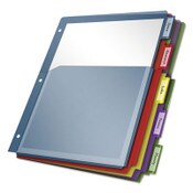Cardinal® Expanding Pocket Index Dividers, 5-Tab, 11 x 8.5, Assorted, 1 Set Item: CRD84012