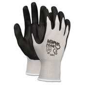 MCR™ Safety Economy Foam Nitrile Gloves, Small, Gray/Black, 12 Pairs Item: CRW9673S