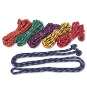 Champion Sports Braided Nylon Jump Ropes, 8 ft, Assorted, 6/Pack Item: CSICR8SET