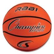 Champion Sports Rubber Sports Ball, For Basketball, No. 7 Size, Official Size, Orange Item: CSIRBB1