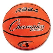 Champion Sports Rubber Sports Ball, For Basketball, No. 6, Intermediate Size, Orange Item: CSIRBB4
