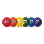 Champion Sports Rhino Skin Dodge Ball Set, 6" Diameter, Assorted Colors, 6/Set Item: CSIRXD6SET