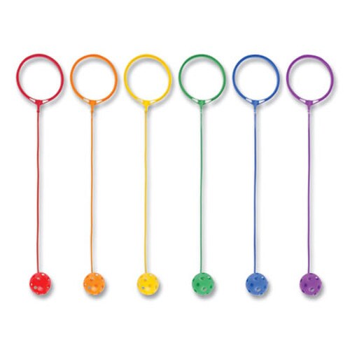 Champion Sports Swing Ball Set, 5.5" Diameter, Assorted Colors, 6/Set Item: CSISBSET