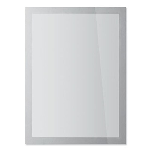 Durable® DURAFRAME SUN Sign Holder, 8.5 x 11, Silver Frame, 2/Pack Item: DBL400023