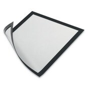 Durable® DURAFRAME Magnetic Sign Holder, 8.5 x 11, Black Frame, 2/Pack Item: DBL477101