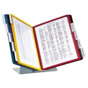 Durable® VARIO Reference Desktop System, 10 Panels, Assorted Borders and Panels Item: DBL536000