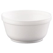 Dart® Insulated Foam Bowls, 12 oz, White, 50/Pack, 20 Packs/Carton Item: DCC12B32