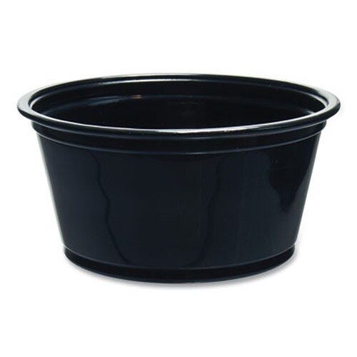 Dart® Conex Complements Portion/Medicine Cups, 2 oz, Black, 125/Bag, 20 Bags/Carton Item: DCC200PCBLK