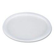 Dart® Plastic Lids for Foam Containers, Flat, Vented, Fits 24-32 oz, Translucent, 100/Pack, 5 Packs/Carton Item: DCC48JL