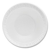 Dart® Non-Laminated Foam Dinnerware, Bowl, 5 oz, White, 125/Pack, 8 Packs/Carton Item: DCC5BWWC