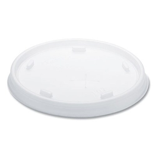 Dart® Plastic Cold Cup Lids, Fits 8 oz to 9 oz Cups, Translucent, 100 Pack, 10 Packs/Carton Item: DCC8SL
