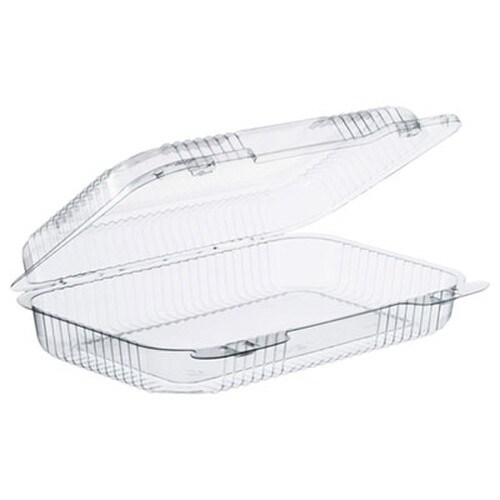 Dart® StayLock Clear Hinged Lid Containers, 9.4 x 6.8 x 2.1, Clear, 250/Carton Item: DCCC30UT1