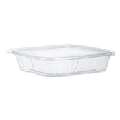 Dart® ClearPac SafeSeal Tamper-Resistant/Evident Containers, Flat Lid, 35 oz, 7.9 x 8.8 x 1.8, Clear, Plastic, 100/Bag, 2 Bags/CT Item: DCCCH35DEF