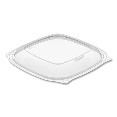 Dart® PresentaBowls Pro Clear Square Bowl Lids, Large Vented Square, 8.5 x 8.5 x 1, Clear, Plastic, 63/Bag, 4 Bags/Carton Item: DCCPP2464BDL