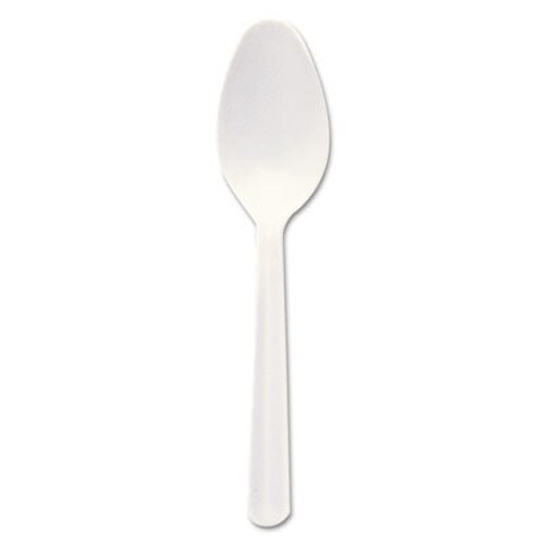 Dart® Bonus Polypropylene Cutlery, 5", Teaspoon, White Item: DCCS5BW